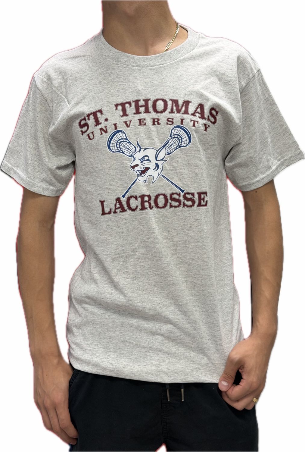 STU Lacrosse T-Shirt , Size: S