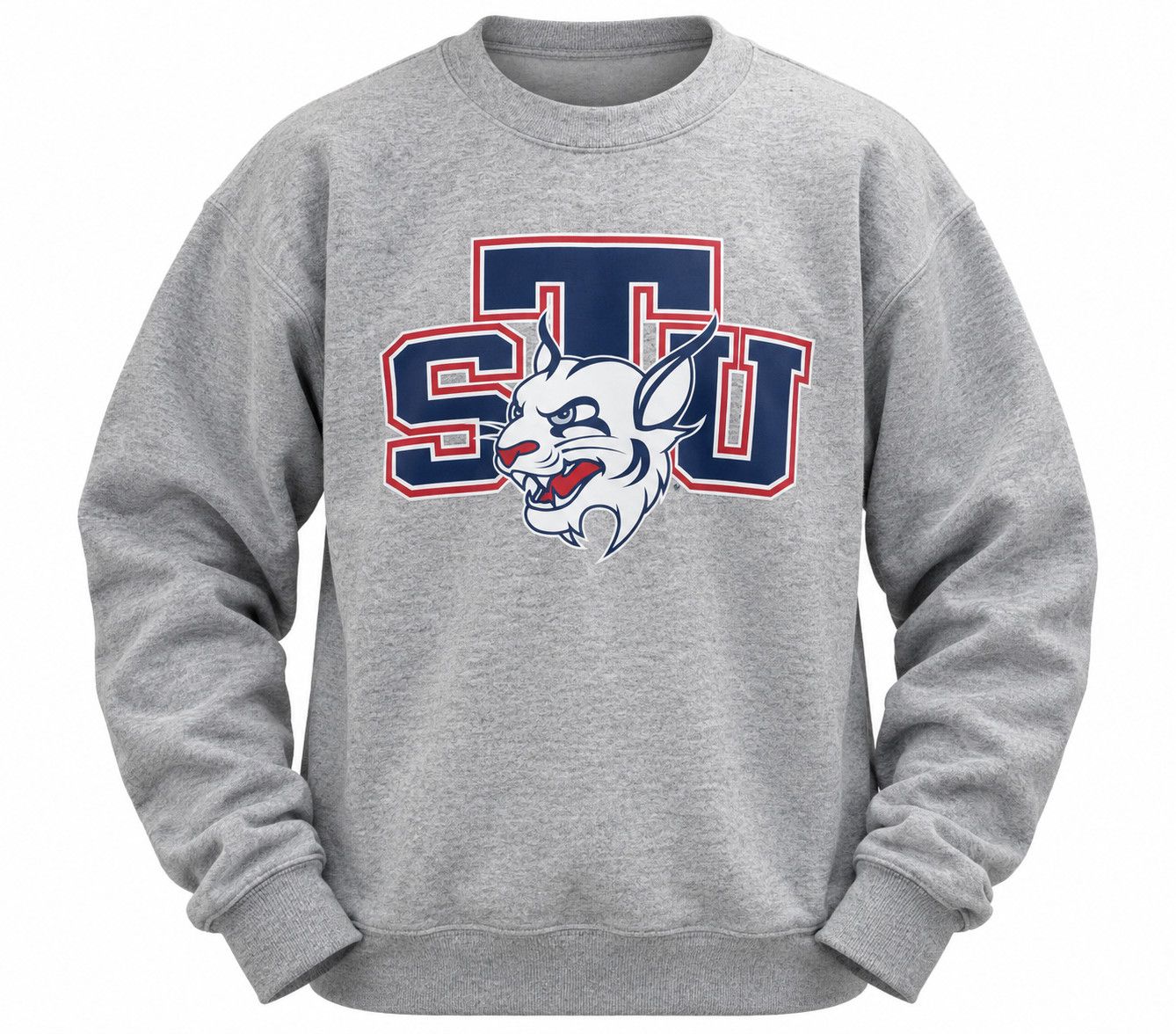 STU Bobcat Crewneck Grey