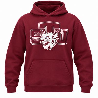 STU Bobcat Hoodie Burgundy