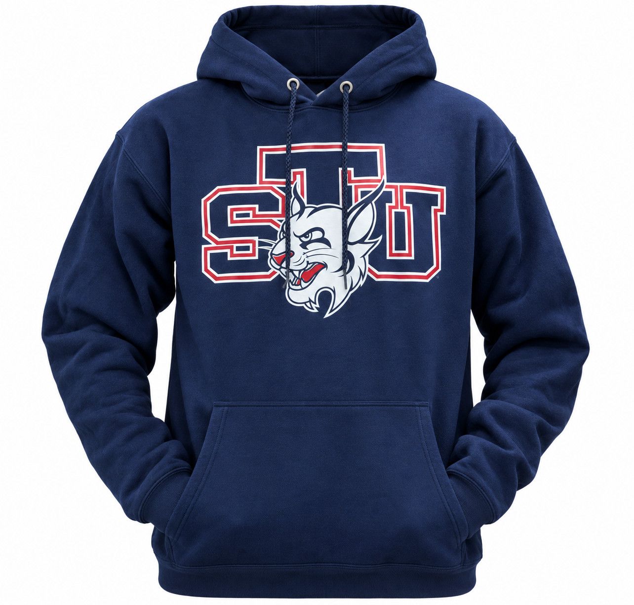 STU Bobcat Hoodie Navy, Size: S