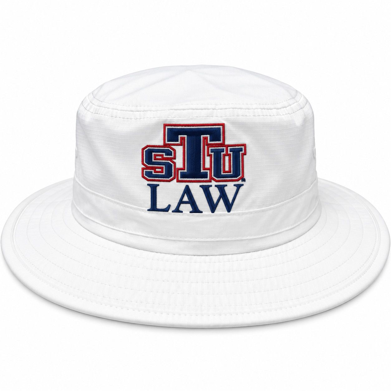 STU LAW Brim Hat White, Size: S/M