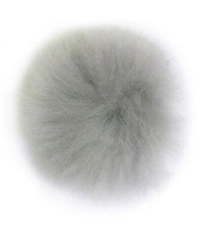 Alpaca Pompom Silver
