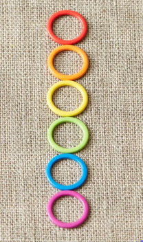 Colourful Ring Stitch Markers (Small)