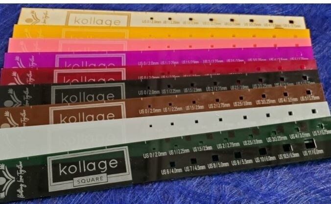 Kollage Square Gauge Ruler - Assorted clrs