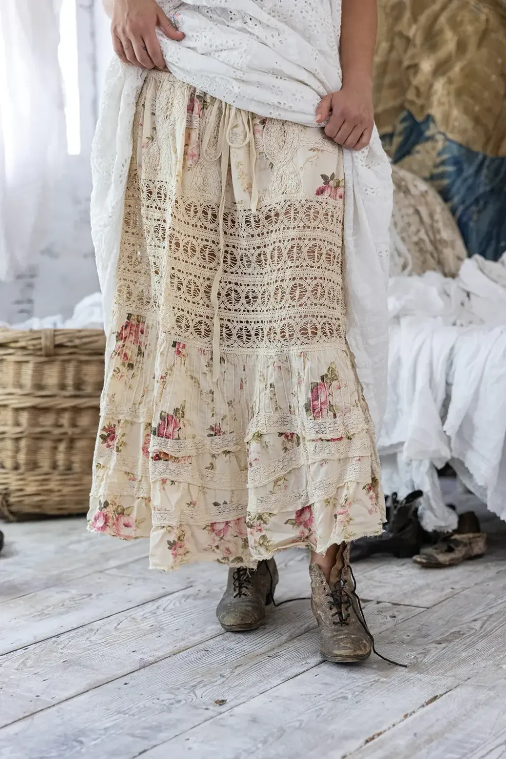 FLORAL ADA LOVELACE SKIRT
