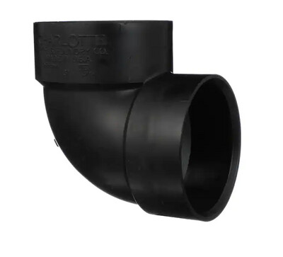 ABS 2&quot; VENT ELBOW