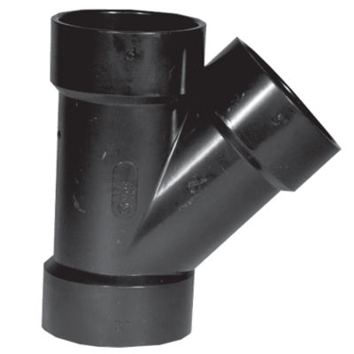 ABS 2&quot; x 1½&quot; x 1½&quot; 45° WYE ALL HUB