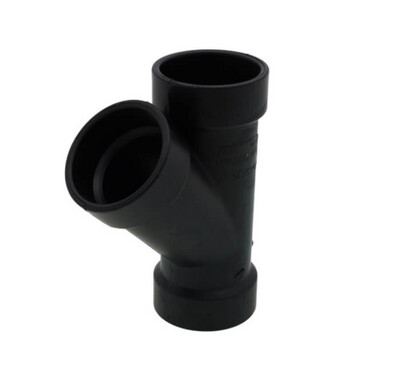 ABS 2&quot; x 2&quot; x 1½&quot; 45° WYE ALL HUB