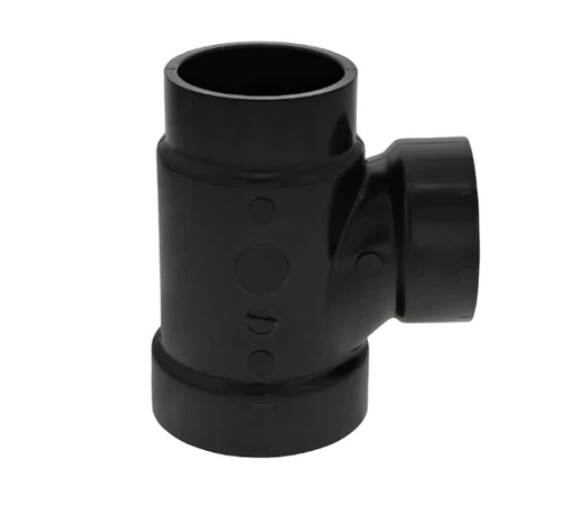 ABS 2&quot; x 1½&quot; x 1½&quot; Reduction Sanitary Tee