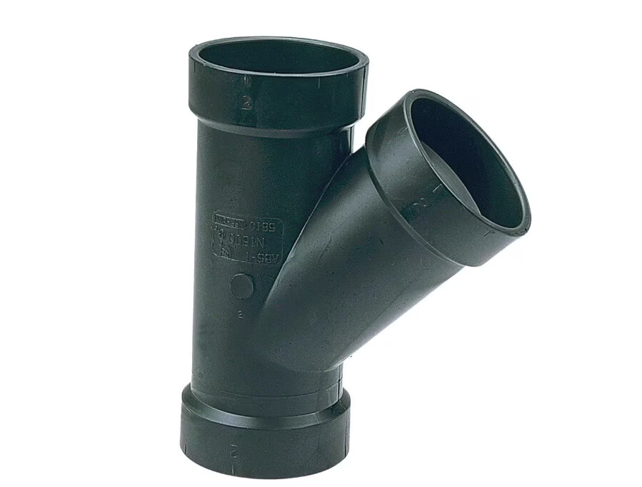 ABS 4&quot; 45° WYE ALL HUB