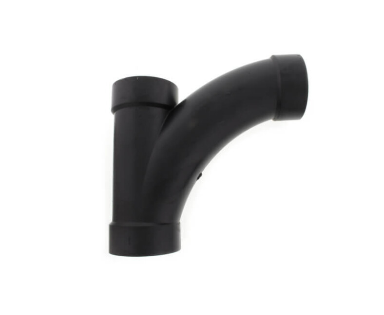 ABS 4&quot; DWV All Hub Long-Turn Tee Wye
