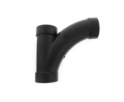 ABS 4&quot; DWV All Hub Long-Turn Tee Wye