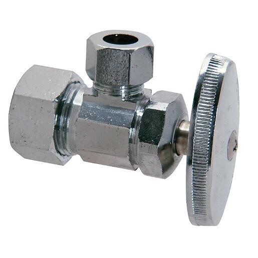 83244NL 5/8&quot;OD Comp X 3/8Comp Angle Stop