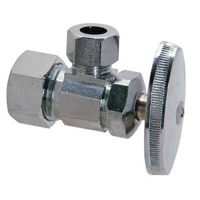 83244NL 5/8&quot;OD Comp X 3/8Comp Angle Stop