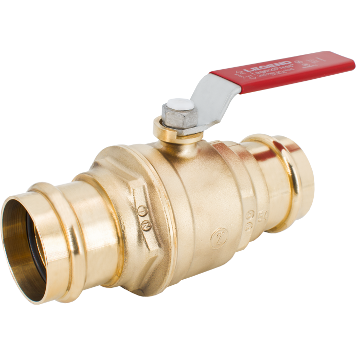 Legend 1-1/2&quot;Press No Lead Forged Brass Full Port Ball Valve