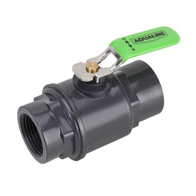PBVL-100 1&quot; Plastic Ball Valve w/ Lever Handle