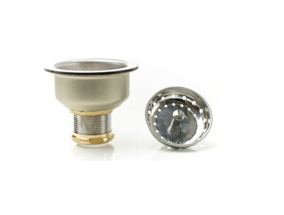 SS Basket Strainer-Double Cup