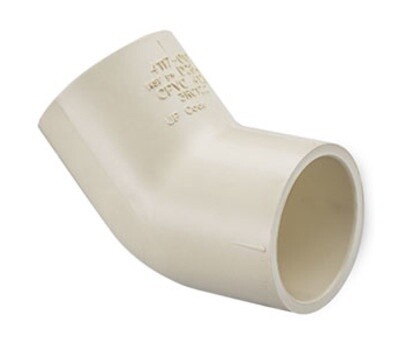 CPVC SxS 45DEG ELBOW