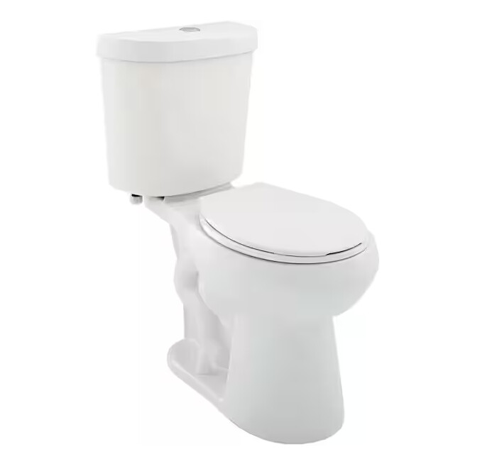 2-pc 1.1GPF/1.6GPF Dual Flush Round Toilet