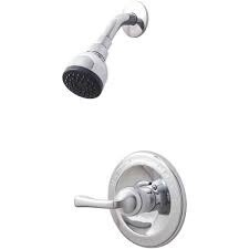 Foundations Single-Handed 1-Spray Shower Faucet in Chrome