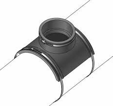 4&quot; Flexible Sewer Saddle Tee