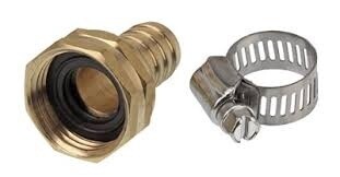 BHR-58F 5/8&quot; BRASS FEM HOSE REPAIR FITTING