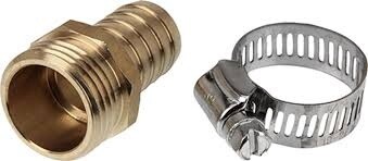 BHR-58M 5/8&quot;BRASS MALE HOSE REPAIR FITTING