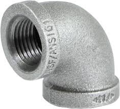 ELBOW 90DEG GALVANIZED MALLEABLE