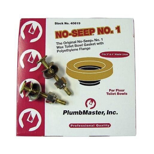 WAX RING W/ SLEEVE&amp;SOLID BRASS CLOSET BOLTS