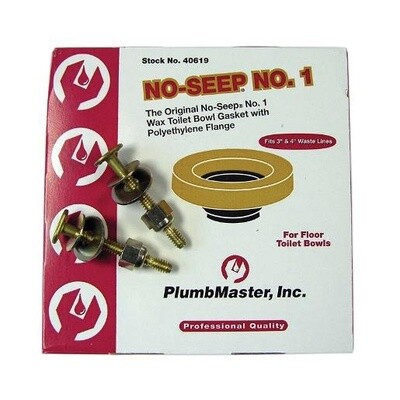 WAX RING W/ SLEEVE&amp;SOLID BRASS CLOSET BOLTS