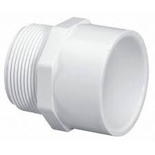 48485N PVC 1-1/4&quot; MALE ADAPTER SCH40
