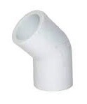 PVC 45DEG ELBOW SLIP SCH40