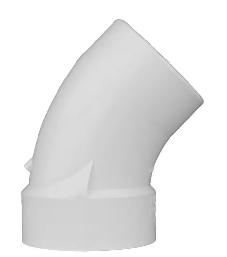 PVC DWV 1½&quot; 45° ST ELBOW