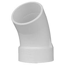 PVC DWV 3 45DEG ST ELBOW
