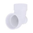 PVC DWV 3X3X2 90DEG ELB W/LW HEEL INL