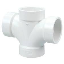 PVC DWV 4 DBL SANIT TEE