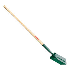 6&quot; WOOD TRENCHING SHOVEL GREEN