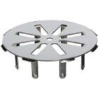 5&quot; Dia 4&quot; Pipe Gray/Satin Stainless Steel Gripper Floor Drain Cover