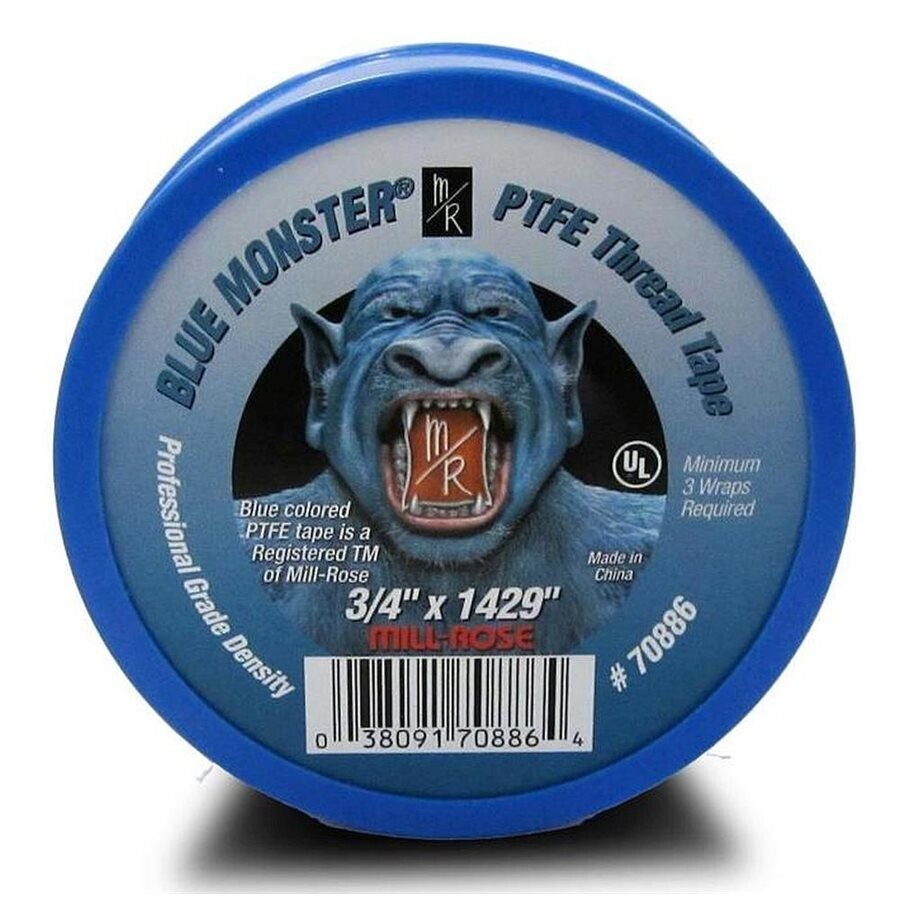 Blue Monster ½&quot; x 1429&quot; PTFE THREAD SEAL TAPE
