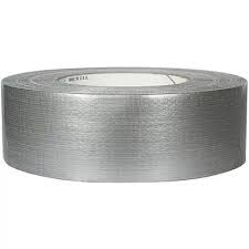 Silver 2&quot; x 60 yds Cloth Duct Tape