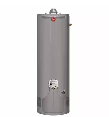 RHEEM PERFORMANCE 40GAL NATURAL GAS TANK WATERHEATER