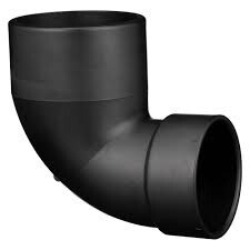 ABS 330X 3&quot;X4&quot; CLOSET BEND W/ CAP