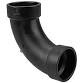 ABS HXH LONGTURN 90DEG ELBOW