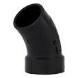 ABS DWV FTGXH 45DEG ST ELBOW
