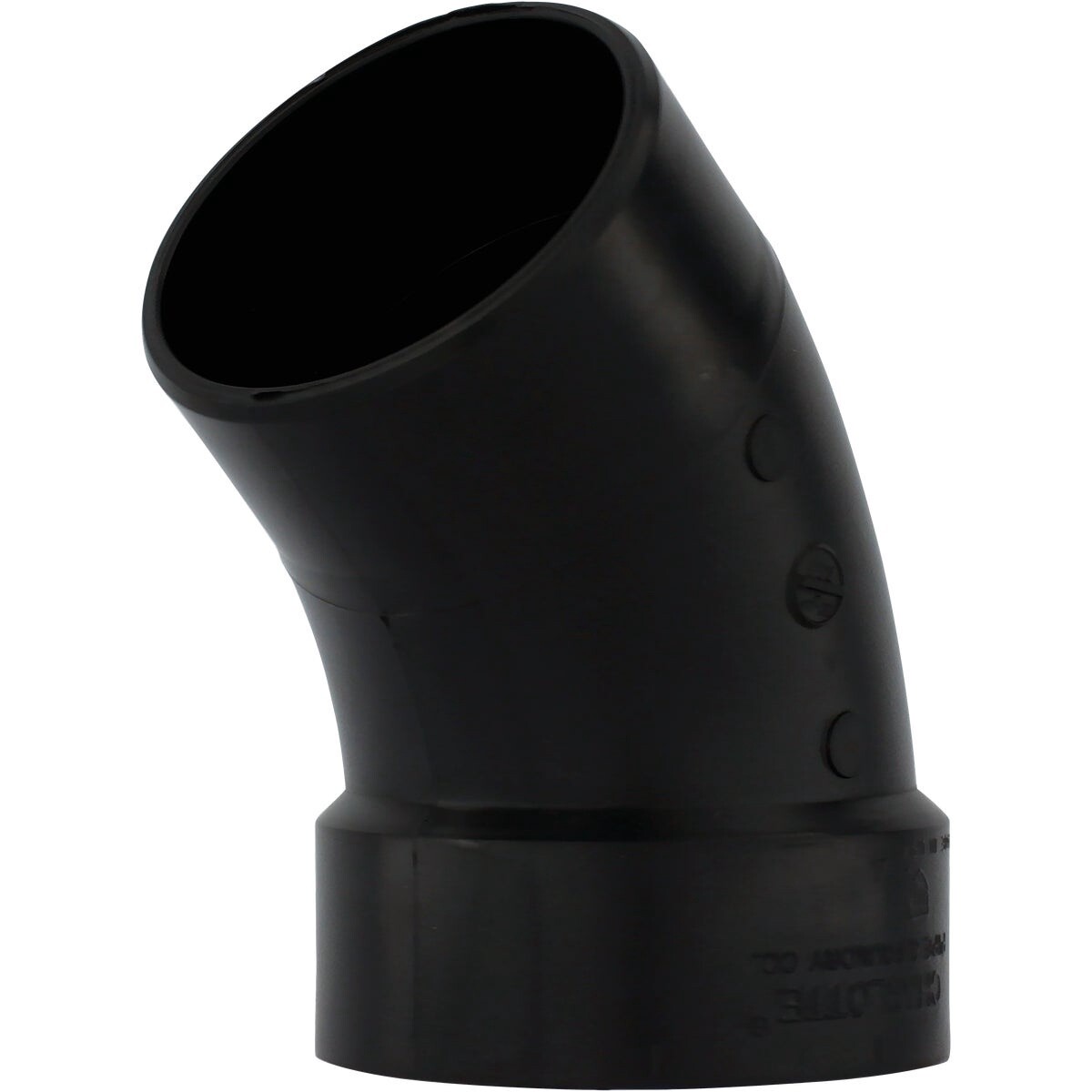 ABS 4&quot; 45° STREET ELBOW