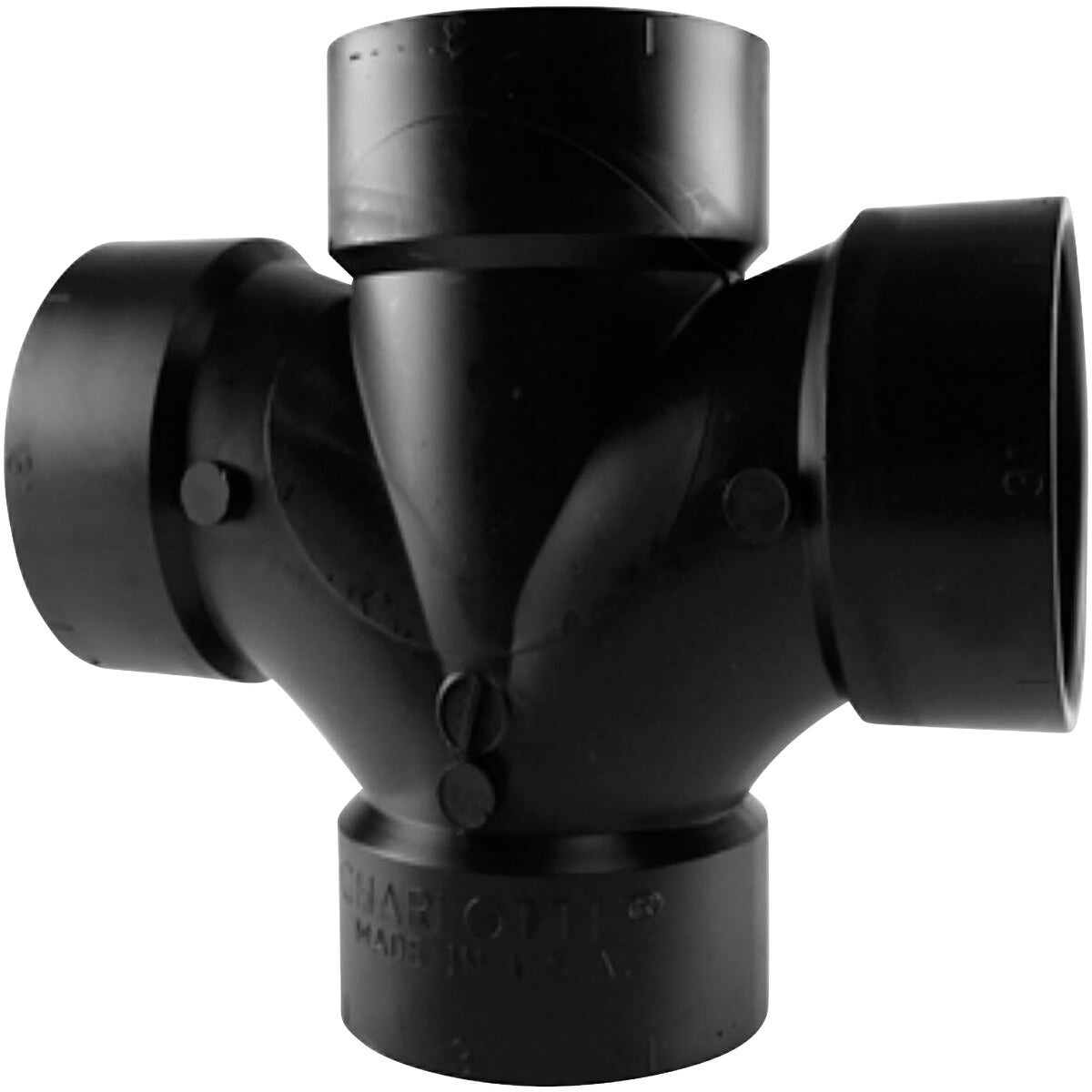 ABS 2&quot; Double Sanitary Tee