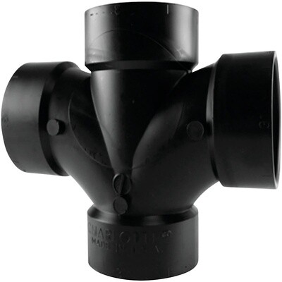 ABS 2&quot; Double Sanitary Tee
