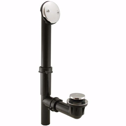 JONES STEPHENS 1-1/2&quot; ABS TUBULAR 2HOLE BATH WASTE