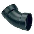 ABS 4&quot; 45° ELBOW