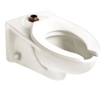 Afwall Millennium Commercial Elongated Toilet Bowl White